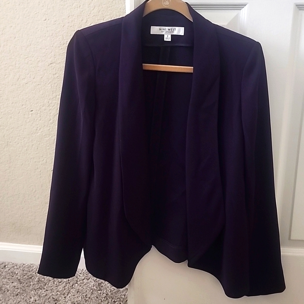 Nine West Purple Blazer